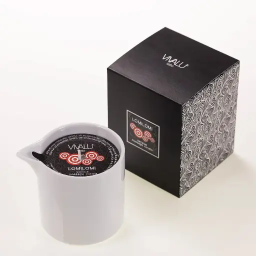 [BC150LOM  ] Sensuele Massagekaars Vivalu Lomi Lomi 150ml -  ideaal voor de koppels